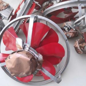 20 Inch Round Frame Silver Exhaust Fan
