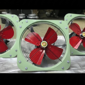 14 Inch Square Frame Copper Exhaust Fan with Mesh Guard