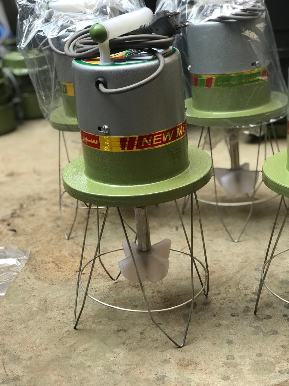 Baby Madhani electric butter churner and lassi maker with silver winding by Usman Motors