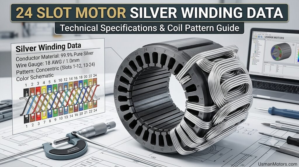Washing machine motor winding data