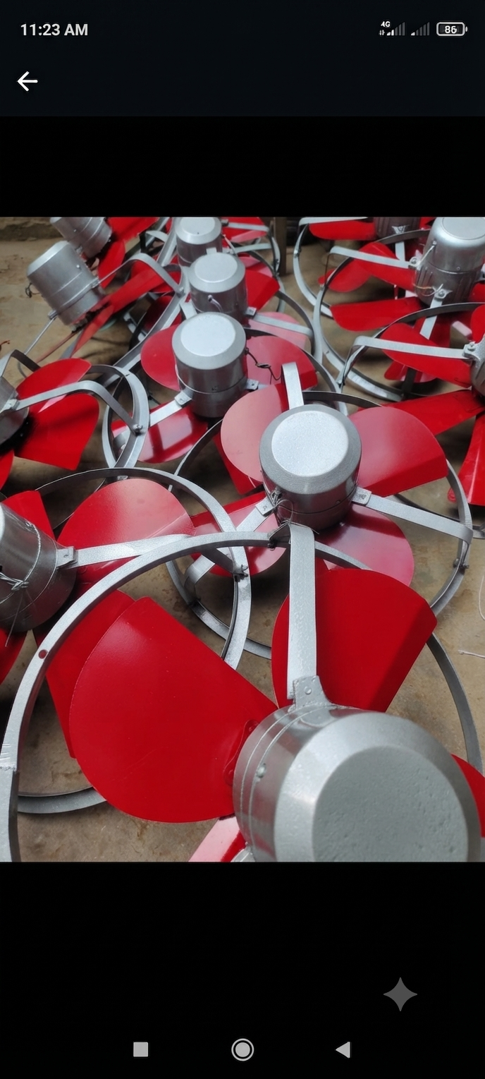 18 Inch Round Frame Silver Exhaust Fan